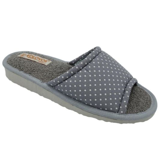 22-SLIPPERS KOLOVOS ΓΚΡΙ