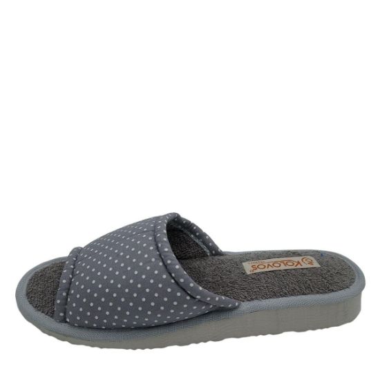 22A ΓΚΡΙ KOLOVOS SLIPPERS
