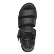 5-28710-40 001 ΜΑΥΡΟ S'OLIVER ΓΥΝΑΙΚΕΙΑ ΠΕΔΙΛΑ FLATFORM ΣΥΝΘ. ΔΕΡΜΑ ΚΑΝΟΝΙΚΗ ΕΦΑΡΜΟΓΗ