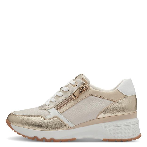 2-23730-42 402 ΚΡΕΜ MARCO TOZZI ΓΥΝΑΙΚΕΙΑ SNEAKERS ΟΙΚΟΛΟΓΙΚΟ ΔΕΡΜΑ ΚΑΝΟΝΙΚΗ ΕΦΑΡΜΟΓΗ