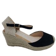 M6676-12 ΜΑΥΡΟ FASHION&BELLA ΓΥΝΑΙΚΕΙΕΣ ΕΣΠΑΝΤΡΙΓΙΕΣ ΥΦΑΣΜΑ ΚΑΙ ΣΥΝΘΕΤΙΚΟ ΔΕΡΜΑ ΚΑΝΟΝΙΚΗ ΕΦΑΡΜΟΓΗ