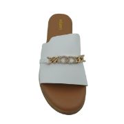 1-829-24022-29-2 ΑΣΠΡΟ ADAM'S ΓΥΝΑΙΚΕΙΕΣ ΠΑΝΤΟΦΛΕΣ FLATFORM ΣΥΝΘΕΤΙΚΟ ΔΕΡΜΑ ΚΑΝΟΝΙΚΗ ΕΦΑΡΜΟΓΗ