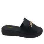 1-829-24022-29-1 ΜΑΥΡΟ ADAM'S ΓΥΝΑΙΚΕΙΕΣ ΠΑΝΤΟΦΛΕΣ FLATFORM ΣΥΝΘΕΤΙΚΟ ΔΕΡΜΑ ΚΑΝΟΝΙΚΗ ΕΦΑΡΜΟΓΗ