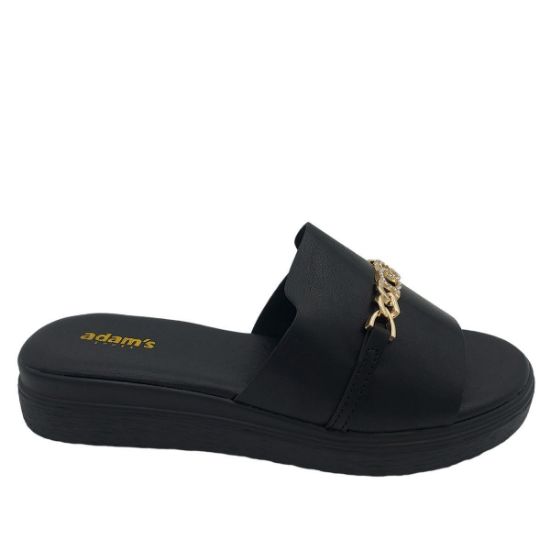 1-829-24022-29-1 ΜΑΥΡΟ ADAM'S ΓΥΝΑΙΚΕΙΕΣ ΠΑΝΤΟΦΛΕΣ FLATFORM ΣΥΝΘΕΤΙΚΟ ΔΕΡΜΑ ΚΑΝΟΝΙΚΗ ΕΦΑΡΜΟΓΗ