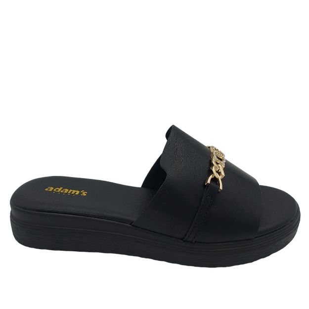 1-829-24022-29-1 ΜΑΥΡΟ ADAM'S ΓΥΝΑΙΚΕΙΕΣ ΠΑΝΤΟΦΛΕΣ FLATFORM ΣΥΝΘΕΤΙΚΟ ΔΕΡΜΑ ΚΑΝΟΝΙΚΗ ΕΦΑΡΜΟΓΗ