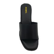 1-829-24019-29-1 ΜΑΥΡΟ ADAM'S ΓΥΝΑΙΚΕΙΑ MULES ΣΥΝΘΕΤΙΚΟ ΔΕΡΜΑ ΚΑΝΟΝΙΚΗ ΕΦΑΡΜΟΓΗ