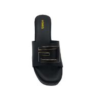 1-829-24018-29-1 ΜΑΥΡΟ ADAM'S ΓΥΝΑΙΚΕΙΑ MULES ΣΥΝΘΕΤΙΚΟ ΔΕΡΜΑ ΚΑΝΟΝΙΚΗ ΕΦΑΡΜΟΓΗ