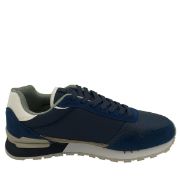 M-23012-2 ΜΠΛΕ ATLANTA FOOTWEAR ΑΝΔΡΙΚΑ SNEAKERS ΣΥΝΘΕΤΙΚΟ ΔΕΡΜΑ ΚΑΙ ΥΦΑΣΜΑ ΚΑΝΟΝΙΚΗ ΕΦΑΡΜΟΓΗ