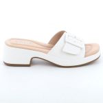 24164 ΑΣΠΡΟ B-SOFT ΓΥΝΑΙΚΕΙΑ MULES ΣΥΝΘΕΤΙΚΟ ΔΕΡΜΑ ΚΑΝΟΝΙΚΗ ΕΦΑΡΜΟΓΗ