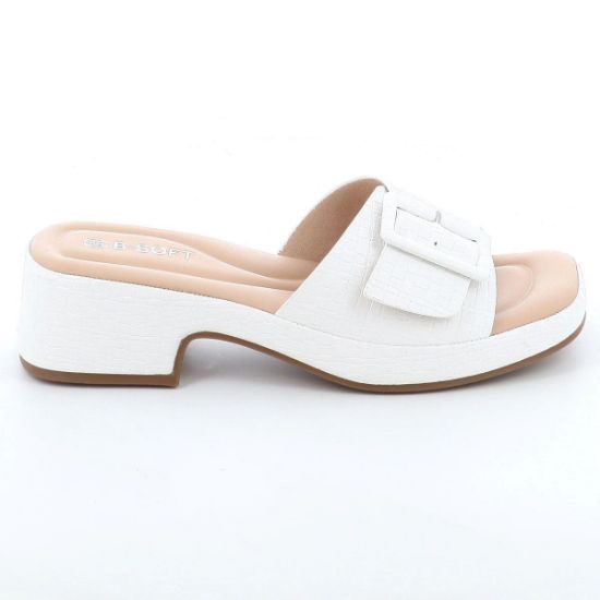 24164 ΑΣΠΡΟ B-SOFT ΓΥΝΑΙΚΕΙΑ MULES ΣΥΝΘΕΤΙΚΟ ΔΕΡΜΑ ΚΑΝΟΝΙΚΗ ΕΦΑΡΜΟΓΗ