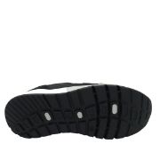 23081 ΜΑΥΡΟ PRETTYSHOES ΓΥΝΑΙΚΕΙΑ SNEAKERS ΣΥΝΘΕΤΙΚΟ ΔΕΡΜΑ ΚΑΙ ΥΦΑΣΜΑ ΚΑΝΟΝΙΚΗ ΕΦΑΡΜΟΓΗ