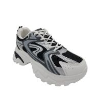 302-2 ΜΑΥΡΟ ABLOOM ΓΥΝΑΙΚΕΙΑ SNEAKERS ΣΥΝΘΕΤΙΚΟ ΔΕΡΜΑ ΚΑΙ ΥΦΑΣΜΑ ΚΑΝΟΝΙΚΗ ΕΦΑΡΜΟΓΗ