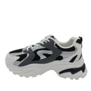 302-2 ΜΑΥΡΟ ABLOOM ΓΥΝΑΙΚΕΙΑ SNEAKERS ΣΥΝΘΕΤΙΚΟ ΔΕΡΜΑ ΚΑΙ ΥΦΑΣΜΑ ΚΑΝΟΝΙΚΗ ΕΦΑΡΜΟΓΗ