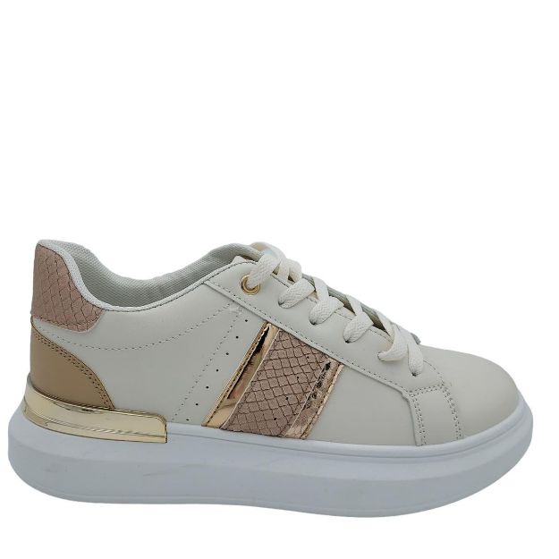LY629 ΜΠΕΖ PLATO ΓΥΝΑΙΚΕΙΑ SNEAKERS ΣΥΝΘΕΤΙΚΟ ΔΕΡΜΑ ΚΑΝΟΝΙΚΗ ΕΦΑΡΜΟΓΗ