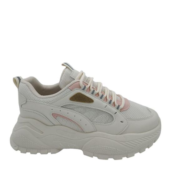 JR2109 ΜΠΕΖ PLATO ΓΥΝΑΙΚΕΙΑ SNEAKERS ΣΥΝΘΕΤΙΚΟ ΔΕΡΜΑ ΚΑΙ ΥΦΑΣΜΑ ΚΑΝΟΝΙΚΗ ΕΦΑΡΜΟΓΗ