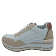 9128 ΡΟΖ IDEAL SHOES ΓΥΝΑΙΚΕΙΑ SNEAKERS ΣΥΝΘΕΤΙΚΟ ΔΕΡΜΑ ΚΑΙ ΥΦΑΣΜΑ ΚΑΝΟΝΙΚΗ ΕΦΑΡΜΟΓΗ