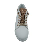 700-15-6 ΑΣΠΡΟ GOGO SHOES ΓΥΝΑΙΚΕΙΑ SNEAKERS ΣΥΝΘΕΤΙΚΟ ΔΕΡΜΑ ΚΑΝΟΝΙΚΗ ΕΦΑΡΜΟΓΗ