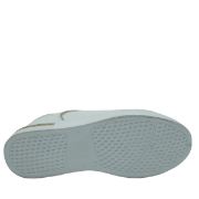 8410-08-2 ΑΣΠΡΟ/ΧΡΥΣΟ FASHION&BELLA ΓΥΝΑΙΚΕΙΑ SNEAKERS ΣΥΝΘΕΤΙΚΟ ΔΕΡΜΑ ΚΑΝΟΝΙΚΗ ΕΦΑΡΜΟΓΗ