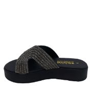 3512-20 ΜΑΥΡΟ SABINO ΓΥΝΑΙΚΕΙΕΣ ΠΑΝΤΟΦΛΕΣ FLATFORM ΓΝΗΣΙΟ ΔΕΡΜΑ ΚΑΝΟΝΙΚΗ ΕΦΑΡΜΟΓΗ