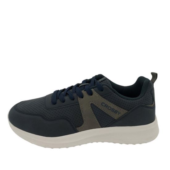 447031-04-03 ΜΠΛΕ CROSBY ΑΝΔΡΙΚΑ SNEAKERS ΣΥΝΘΕΤΙΚΟ ΔΕΡΜΑ ΚΑΙ ΥΦΑΣΜΑ ΚΑΝΟΝΙΚΗ ΕΦΑΡΜΟΓΗ