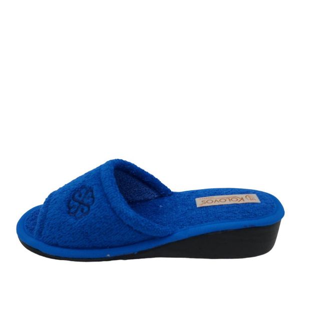 101 ΜΠΛΕ KOLOVOS SLIPPERS ΓΥΝΑΙΚΕΙΕΣ ΠΑΝΤΟΦΛΕΣ ΣΠΙΤΙΟΥ ΥΦΑΣΜΑ ΜΙΚΡΗ ΦΟΡΜΑ