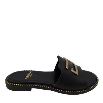 SKU_10002162 V-14 ΜΑΥΡΟ PIERNA D'ORO ΓΥΝΑΙΚΕΙΕΣ ΠΑΝΤΟΦΛΕΣ ΕΞΟΔΟΥ ΓΝΗΣΙΟ ΔΕΡΜΑ ΚΑΝΟΝΙΚΗ ΕΦΑΡΜΟΓΗ