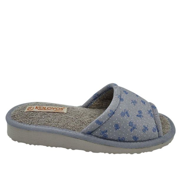 76 ΓΚΡΙ KOLOVOS SLIPPERS